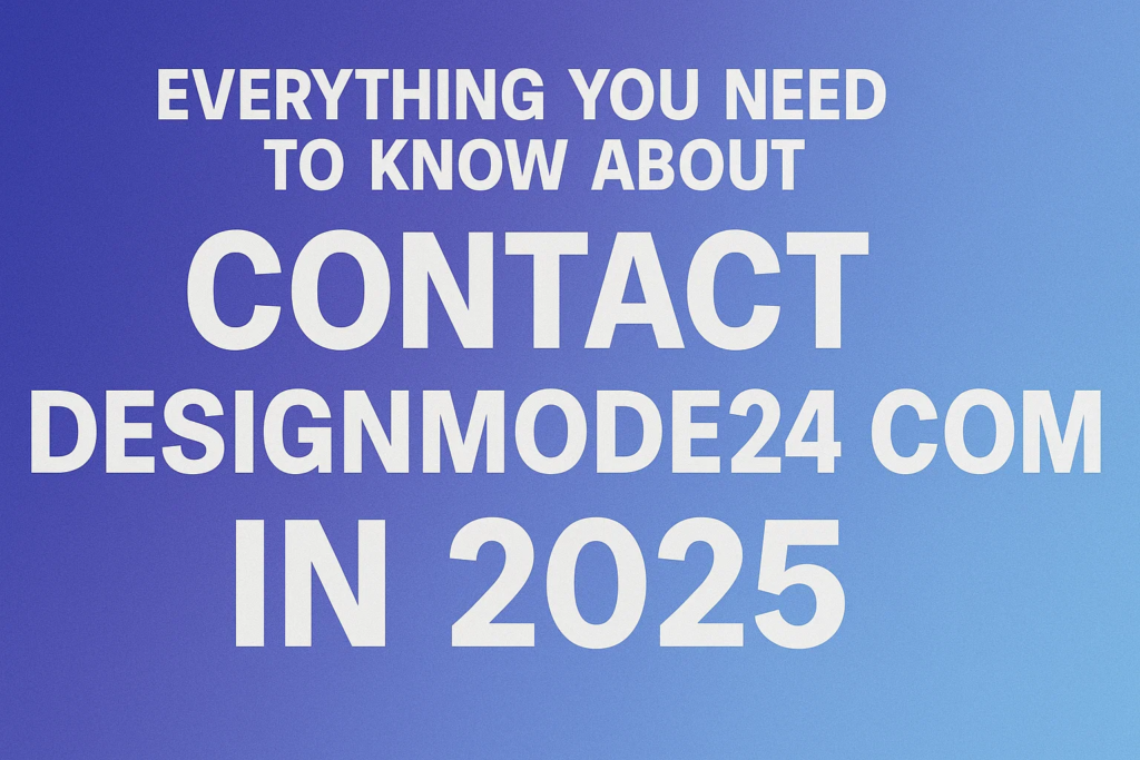 Contact DesignMode24 Com