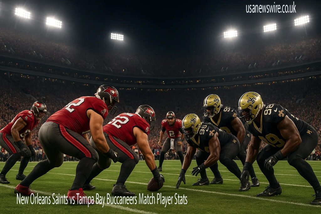 New Orleans Saints vs Tampa Bay Buccaneers Match Player Stats